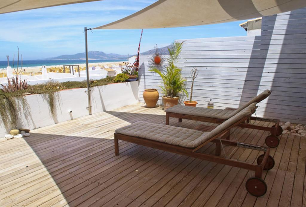 Apartamento con terraza Tarifa Esterno foto